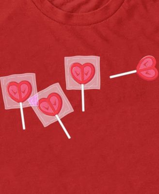 Men's Deadpool Lollipop Short Sleeve T-Shirt