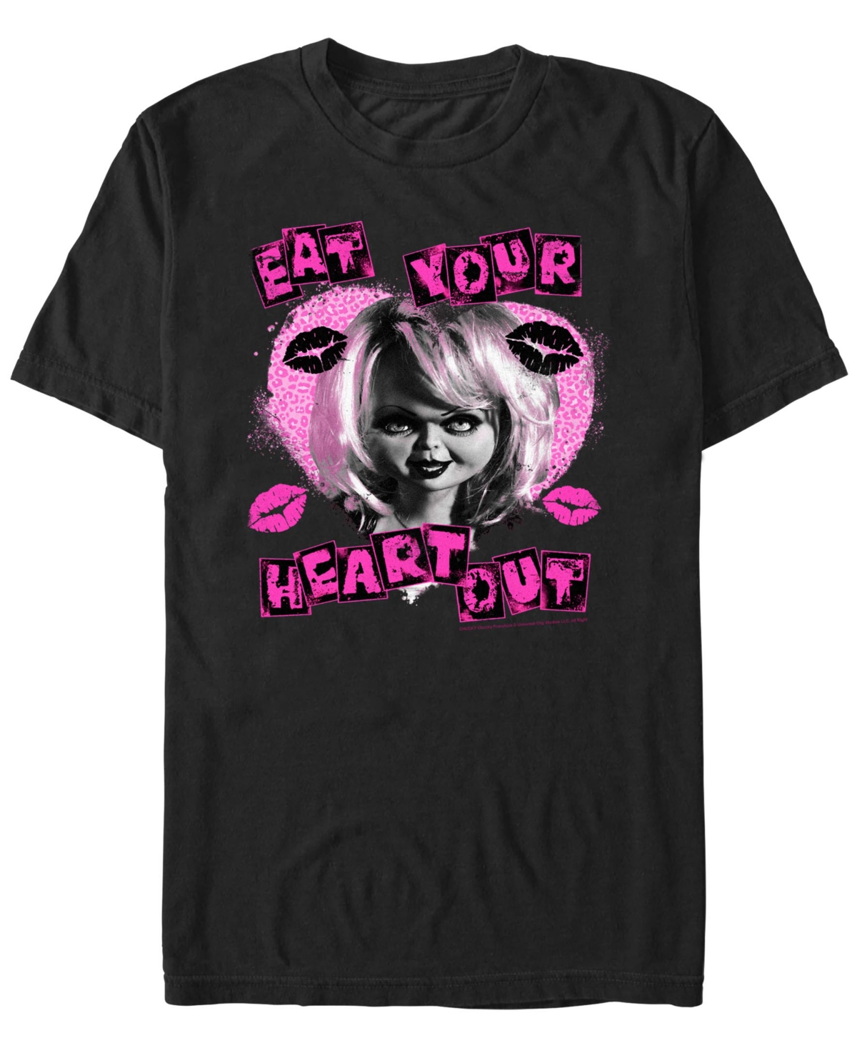 Fifth Sun Men's Chucky Eat Your Heart Out Short Sleeve T-shirt In Black