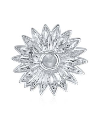 Two Tone Brooch Pin Fashion Ladybug Sunflower Daisy Scarf Silver Gold Plated