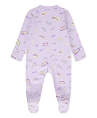 Baby Girls or Boys Printed Footed Coverall