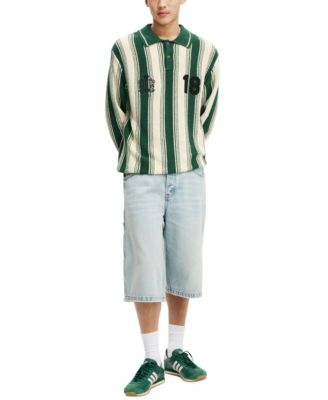 Men's Rugby Knit Polo Shirt