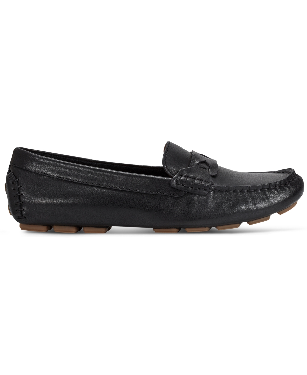 Shop Rockport Women's Blara Almond Toe Casual Flat Loafers In Black Leather