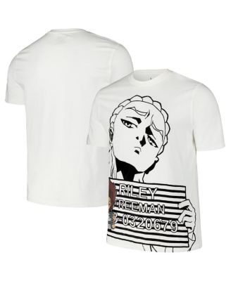 Virtual Thread - Men's Cream The Boondocks Riley and Huey Mug Shot T-Shirt