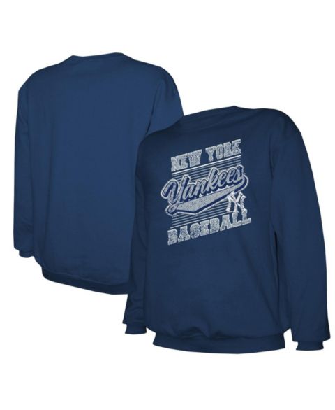 Мужская толстовка Stitches Navy New York Yankees Pullover