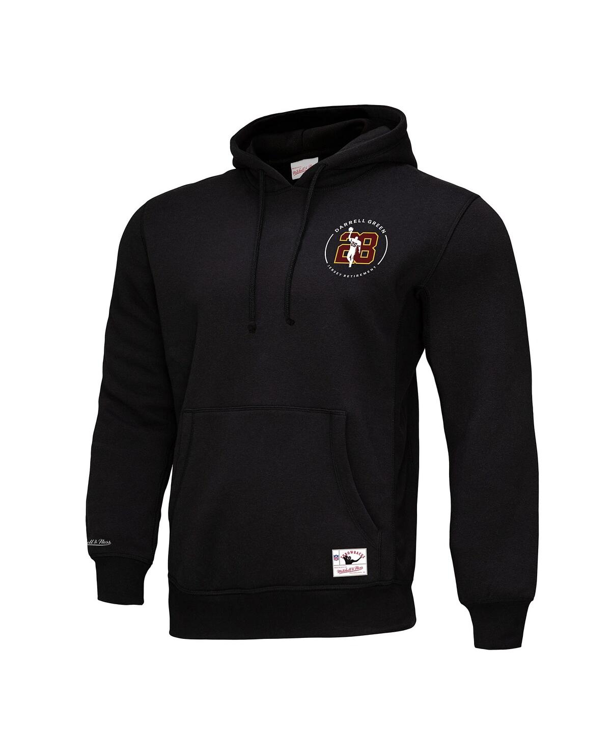 Mitchell & Ness Men's Darrell Green Black Washington Commanders Wonder Pullover Hoodie In Black