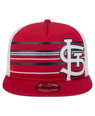 Men's Red St. Louis Cardinals 9FIFTY A-Frame Trucker Snapback Hat