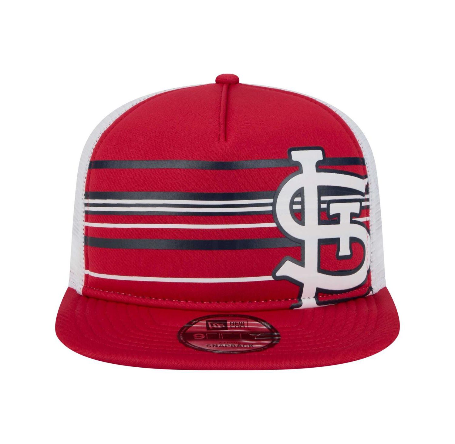 Men's Red St. Louis Cardinals 9FIFTY A-Frame Trucker Snapback Hat