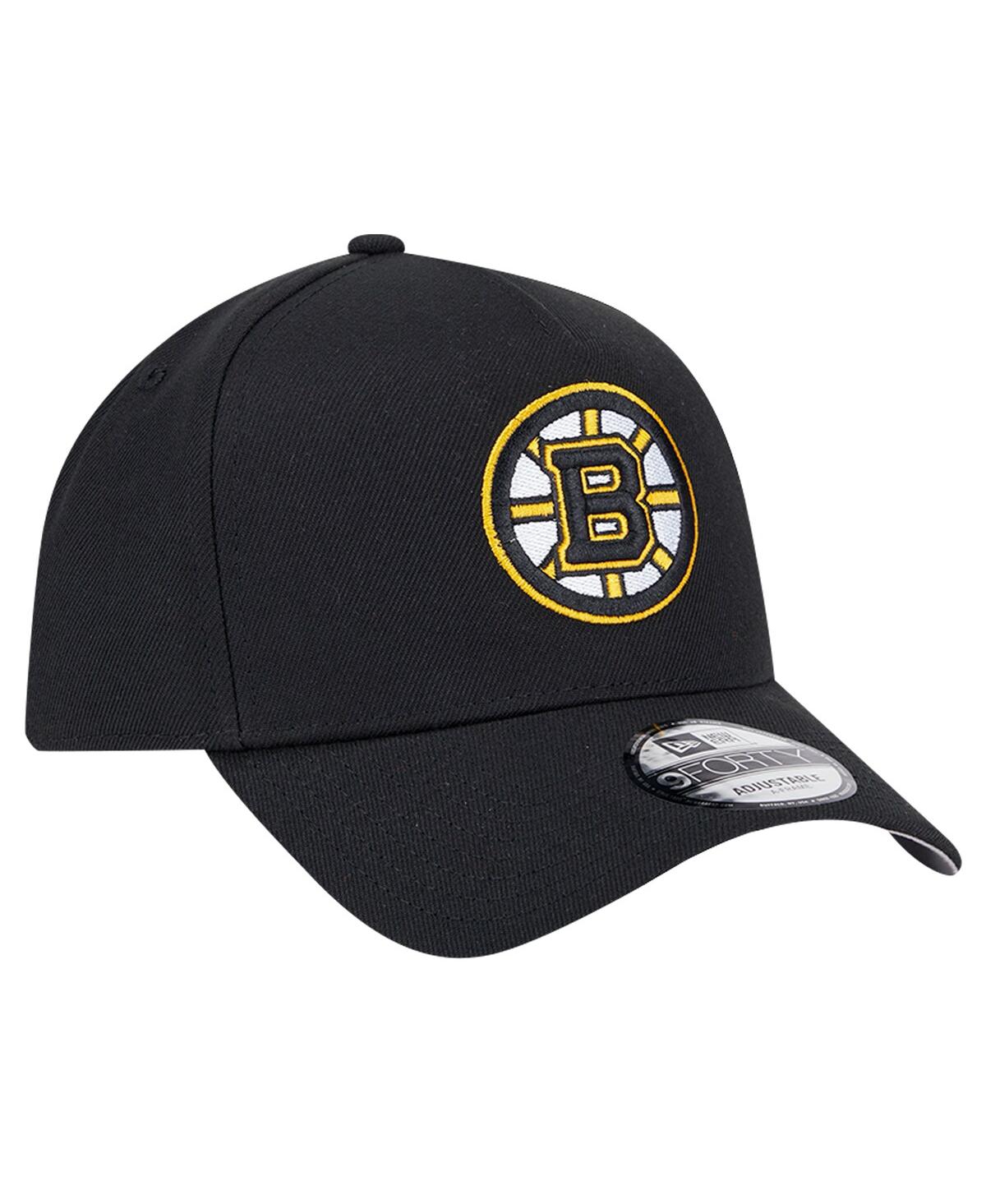 New Era Boston Bruins  Bruins 9forty A-frame Primary Cap In Black