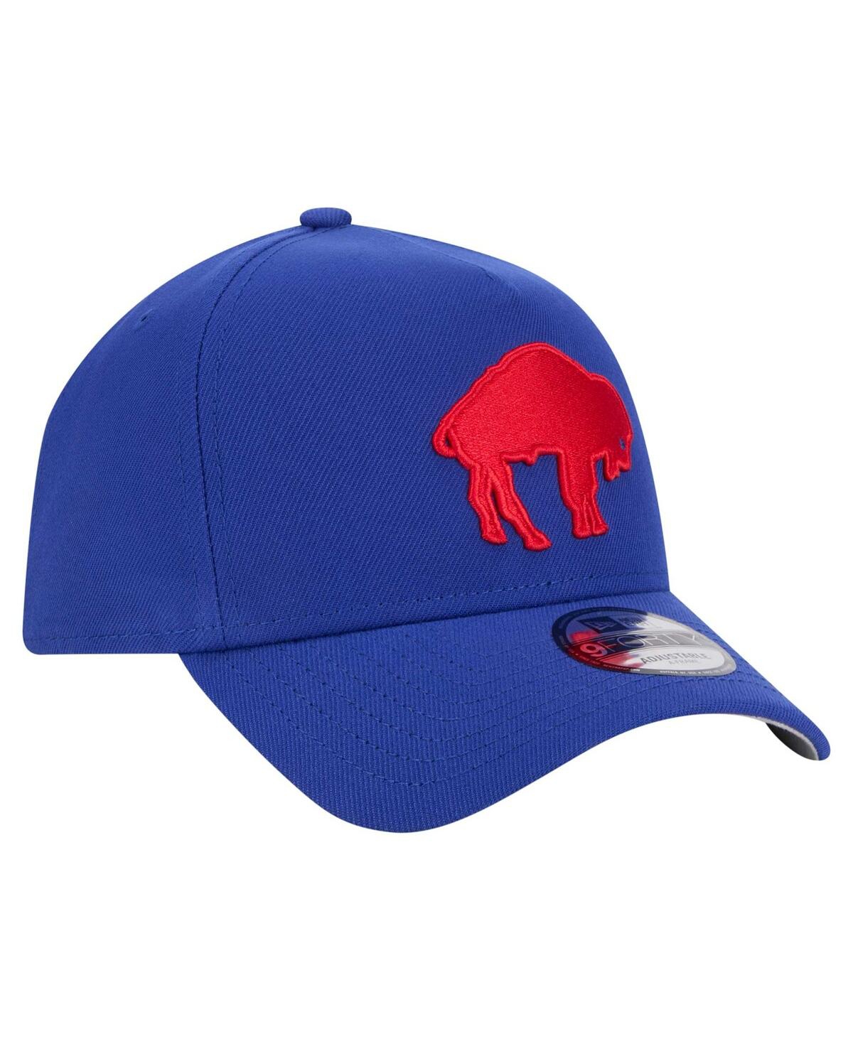 NEW ERA MEN'S ROYAL BUFFALO BILLS A-FRAME 9FORTY ADJUSTABLE HAT 