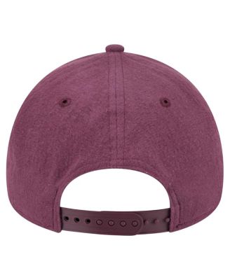 Men's Maroon Pittsburgh Pirates Moleskin A-Frame 9FORTY Adjustable Hat