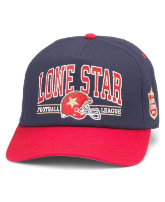 American Needle - Men's Navy Lone Star Roscoe Lone Star Football Adjustable Hat