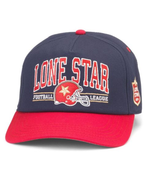Мужская кепка American Needle Navy Lone Star Roscoe Lone Star Football Adjustable Hat