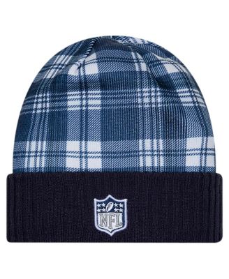 Big Boys and Girls Navy Dallas Cowboys Sideline Statement Cuffed Knit
