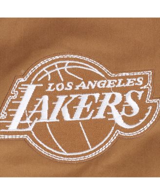 Men's Brown Los Angeles Lakers Paint The City Full-Zip Jacket
