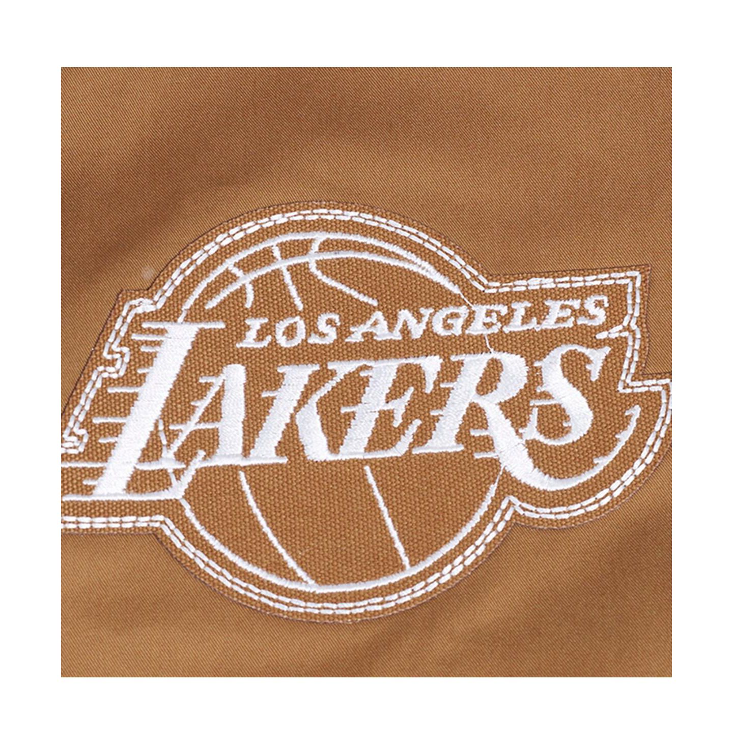 Мужская куртка Pro Standard Brown Los Angeles Lakers Paint The City Full-Zip — фото 2