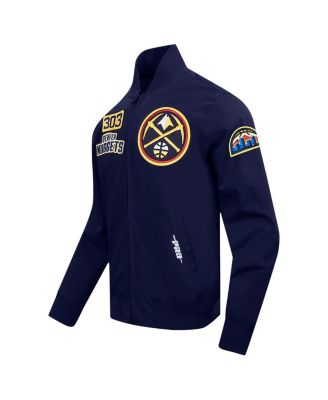 Men's Navy Denver Nuggets Area Code Full-Zip Jacket