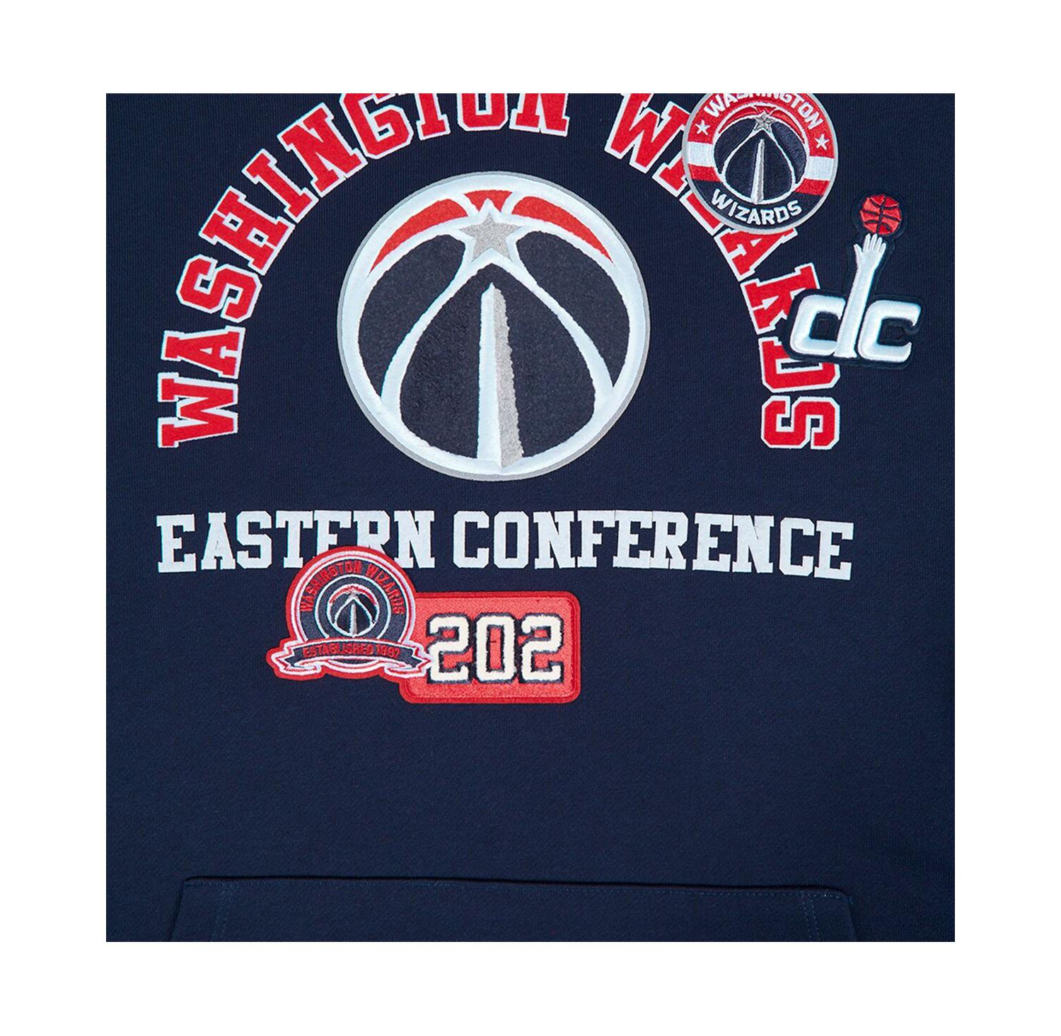 Men's Navy Washington Wizards Area Code Pullover Hoodie