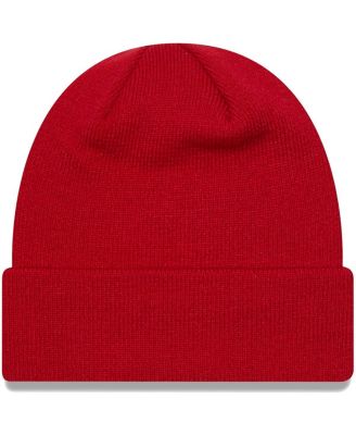 Men's Red AC Milan Core Cuffed Knit Hat