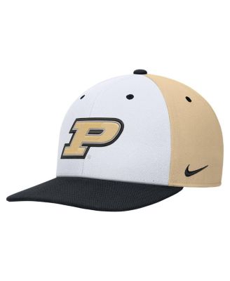 Men's White/Gold Purdue Boilermakers Pro Performance Snapback Hat