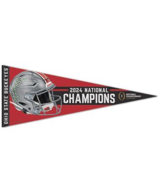 Wincraft - Ohio State Buckeyes College Football Playoff 2024 National Champions 12 "x 30" Premium Pennant