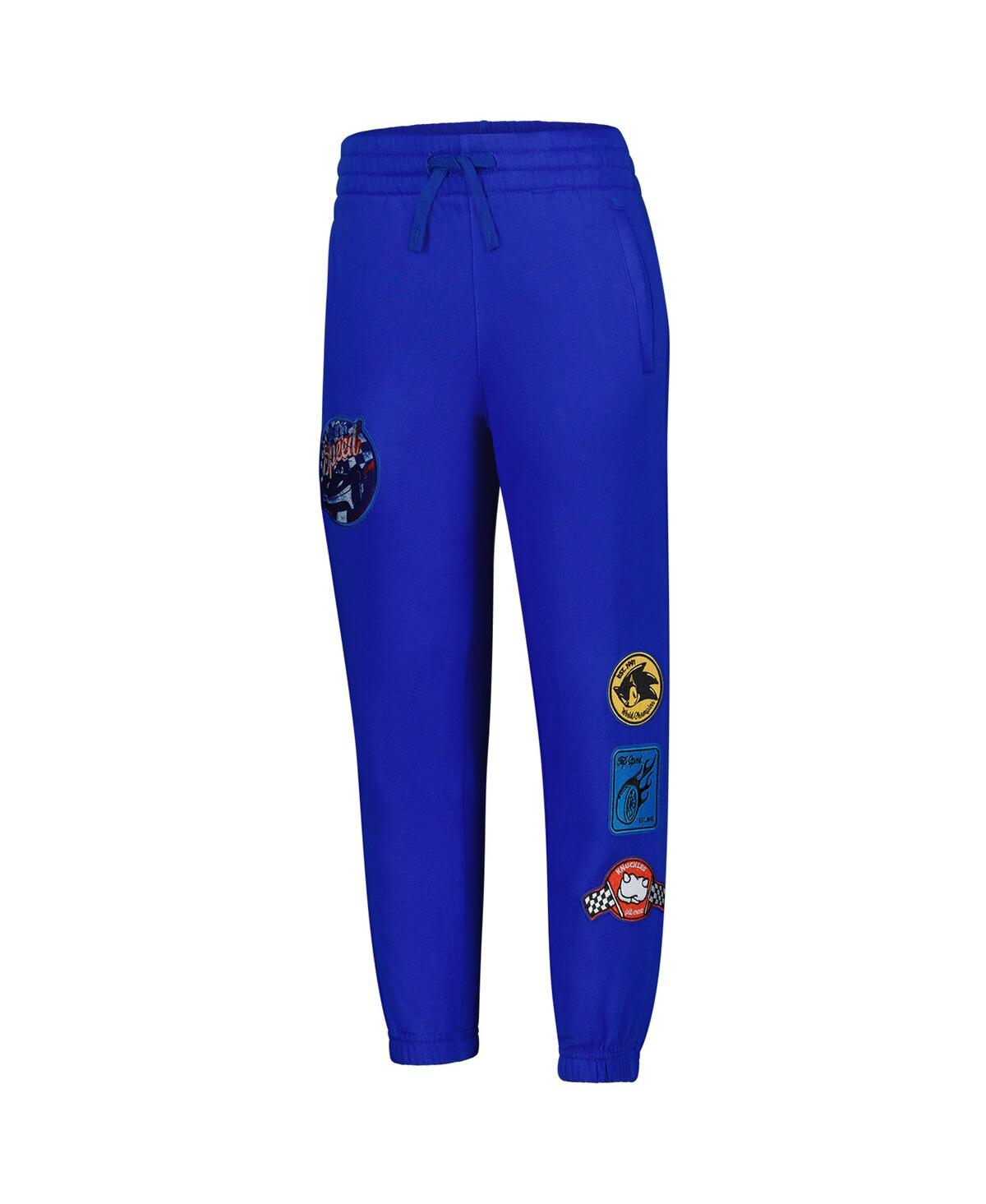 FREEZE MAX BIG BOYS AND GIRLS ROYAL SONIC THE HEDGEHOG BUILT FOR SPEED SWEATPANTS 