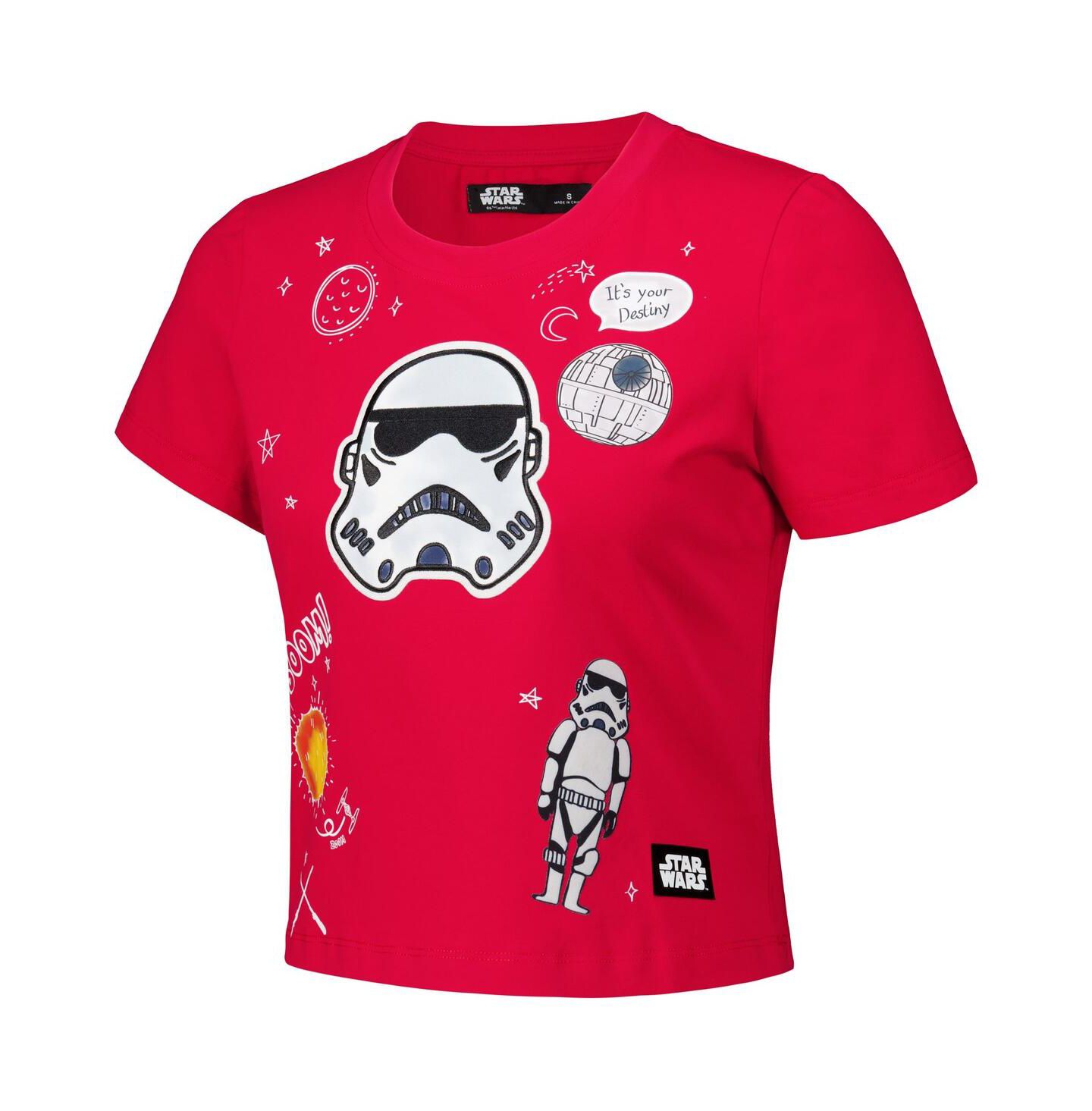 Женская футболка Freeze Max Red Star Wars Babydoll Cropped — фото 3