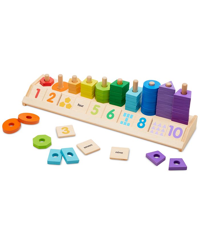 Melissa and Doug Kids' Counting Shape Stacker Macy's