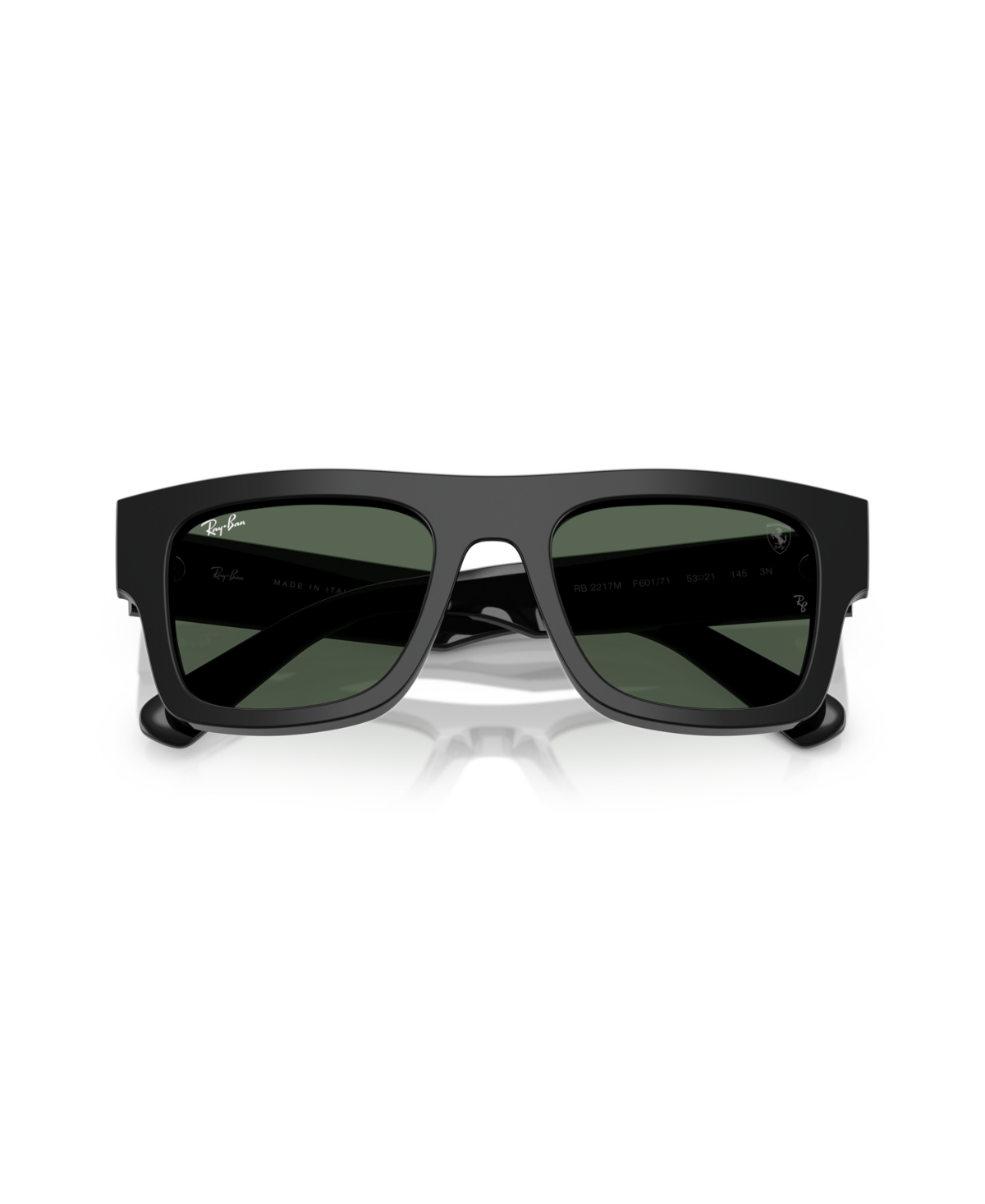 Ray Ban Unisex Scuderia Ferrari Collection Sunglasses, Rb2217m In Black