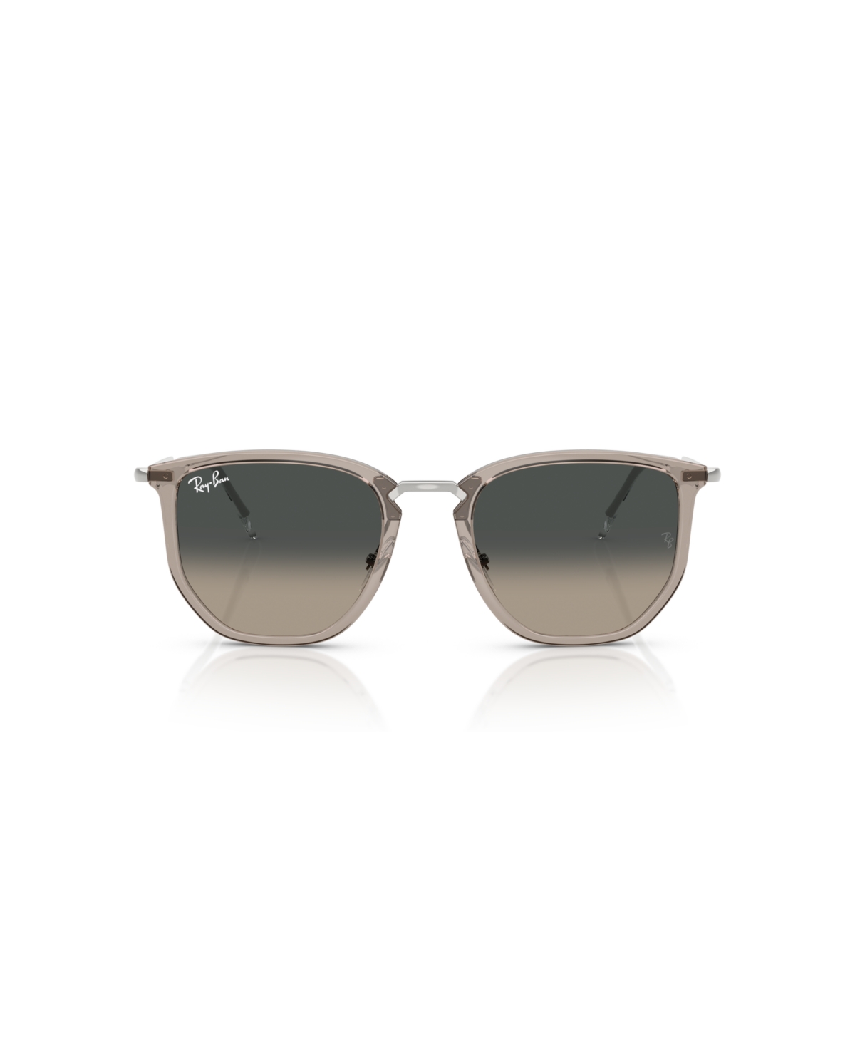 Ray Ban Rb4451 Sonnenbrillen Silber Fassung Grau Glas 53-20 In Transparent Gray
