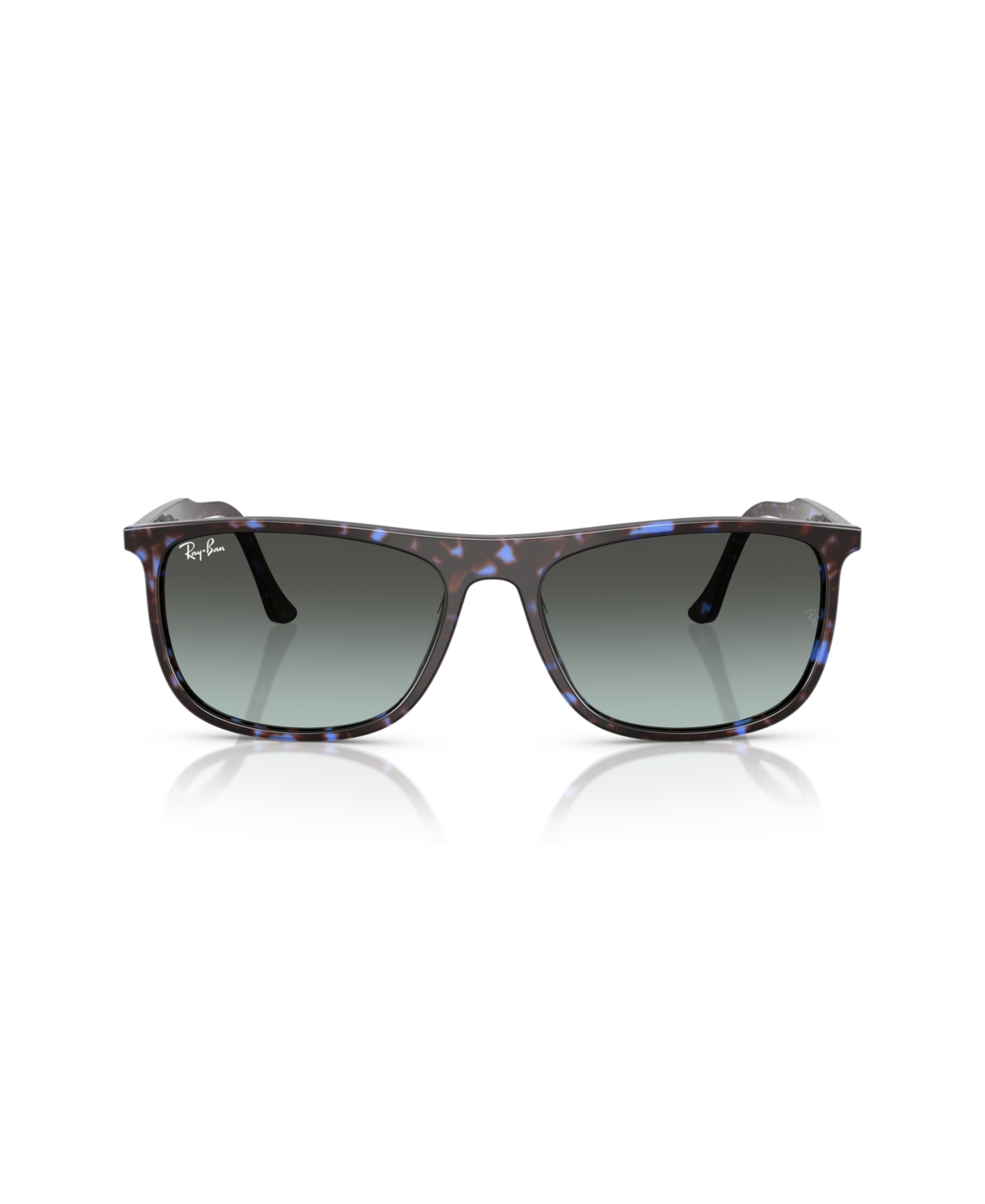 Ray Ban Rb2216 Sonnenbrillen Havana Blue Turtle Fassung Blau Glas 58-18 In Havana Blue Turtle