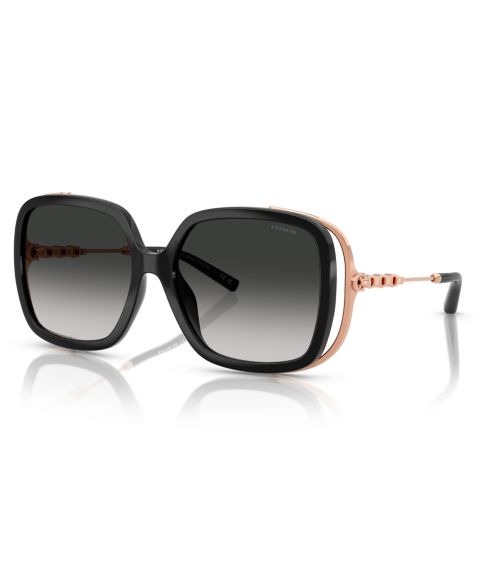 Женские солнцезащитные очки Coach Large Sunglasses, CAD80 HC8423U, цвет: Чёрный