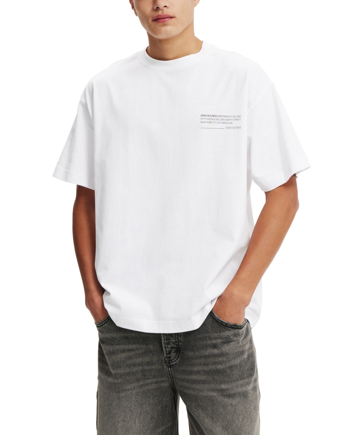 Men's Box Fit Easy T-Shirt - White