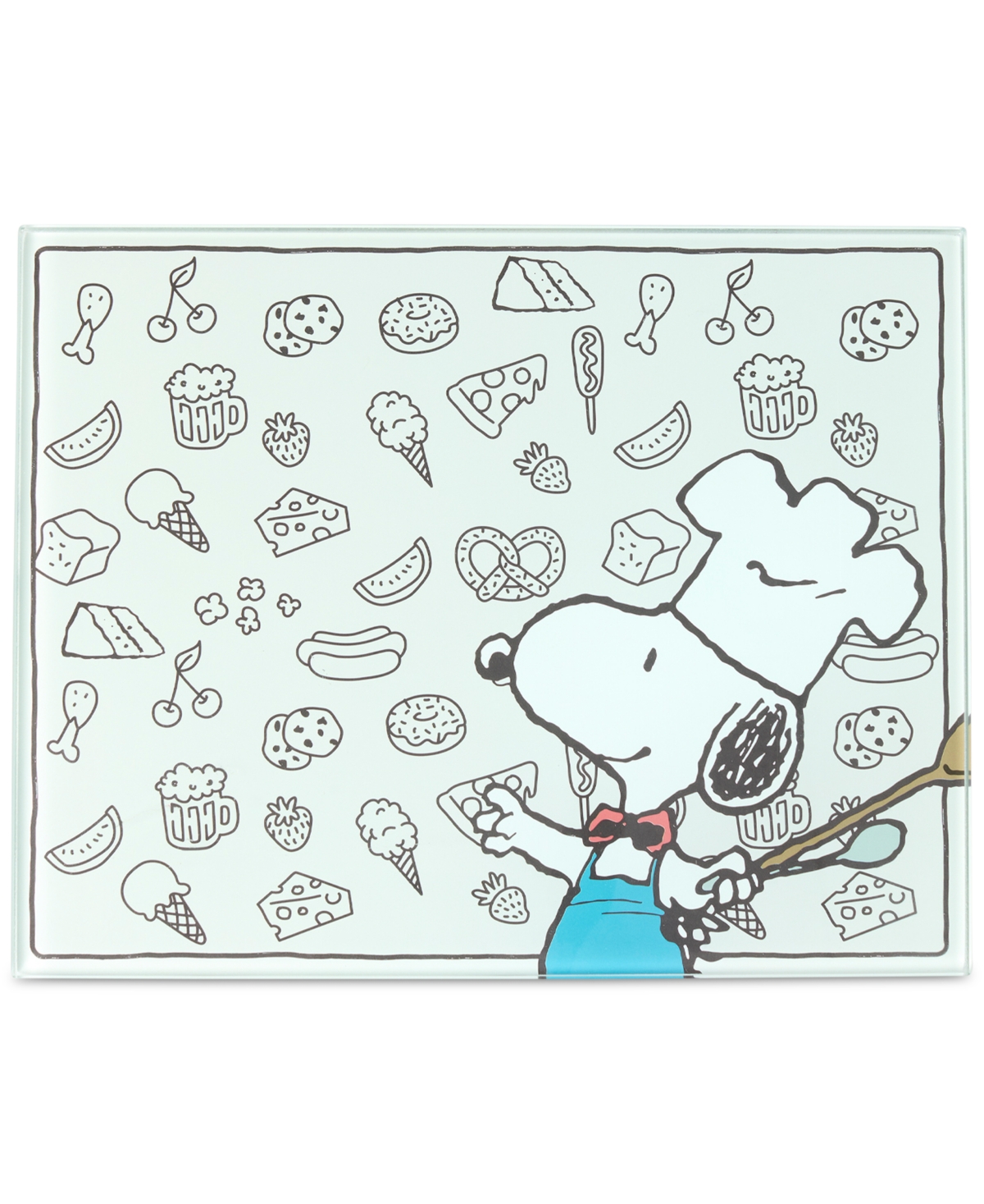 Lenox Chef Snoopy Small Kitchen Prep Board