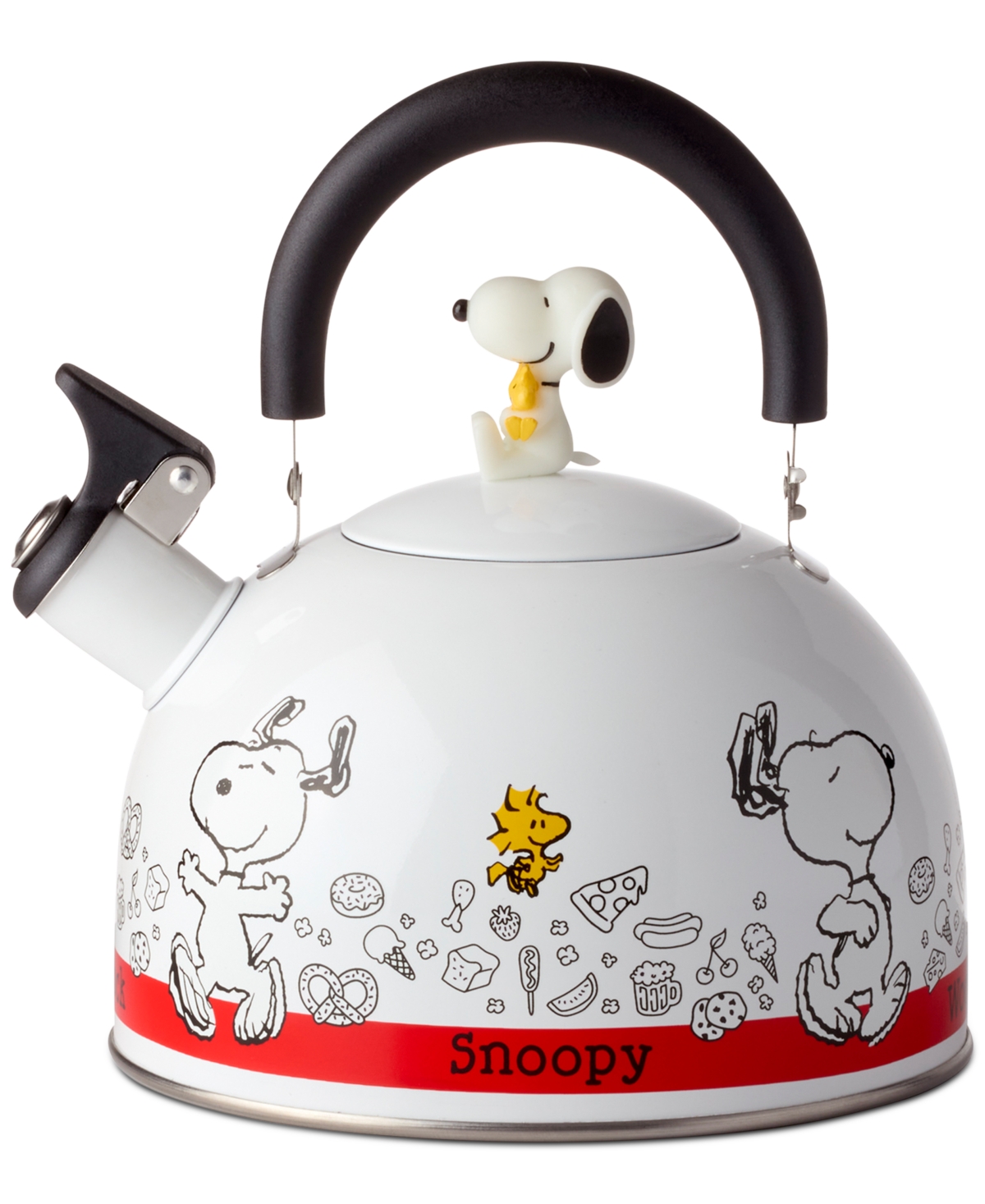 Lenox Chef Snoopy Enamelware Tea Kettle