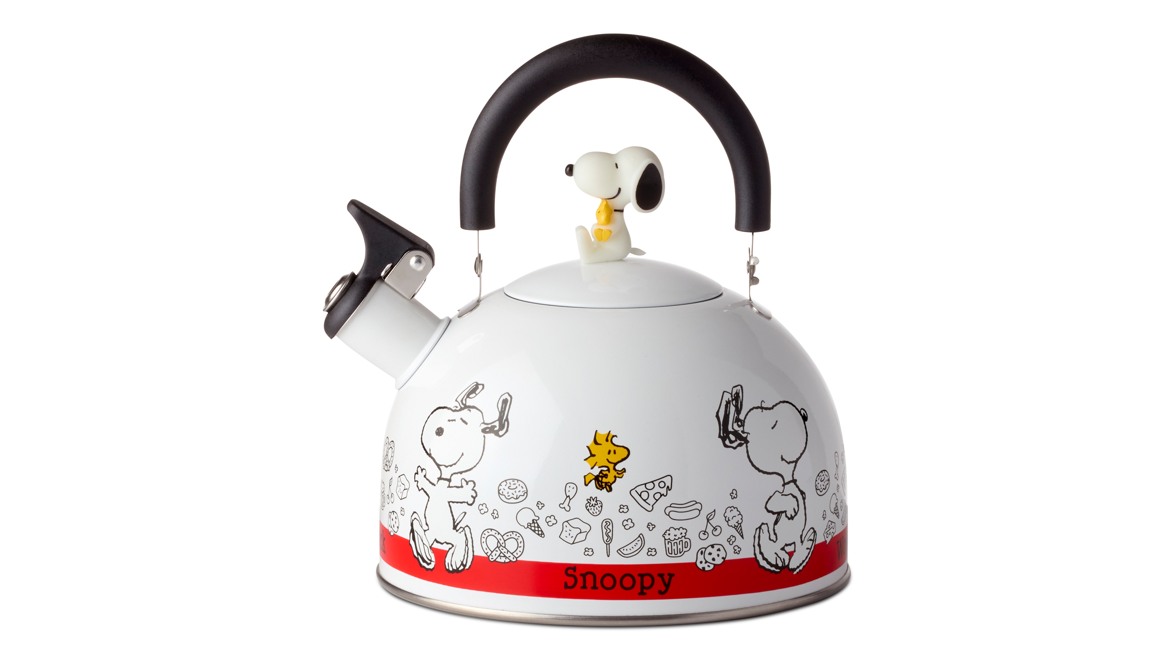 Lenox Chef Snoopy Enamelware Tea Kettle