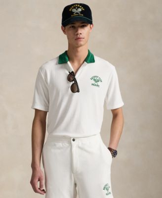 Polo Ralph Lauren - Men's Standard-Fit Terry Graphic Polo Shirt