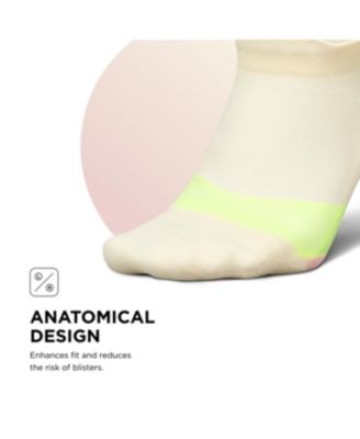 Elite Light Cushion No Show Tab Ankle Socks  -  Sport Sock with Targeted Compression