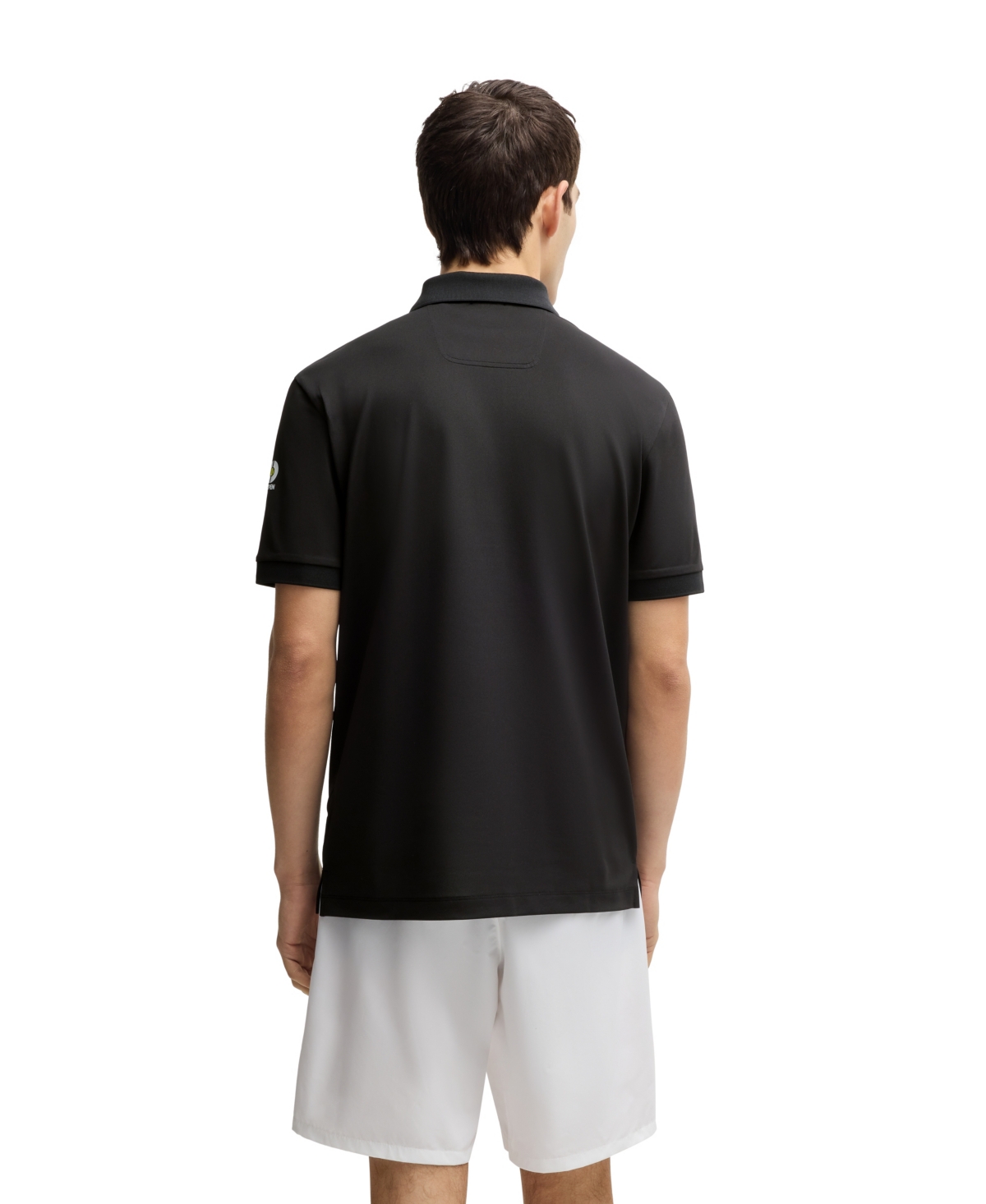 Hugo Boss Boss By  Men's Paddy Stretch-pique Regular-fit Polo Shirt In Black