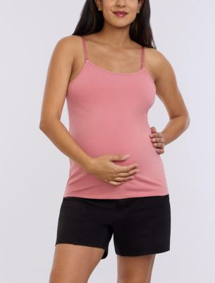 Maternity Clip Down Nursing Tank Top Cami - Motherhood