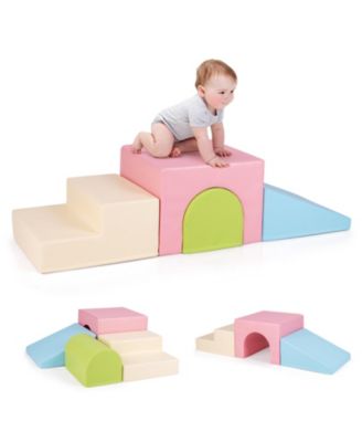 Kids Climb and Crawl Foam Play Set Soft Blocks for Indoor Play