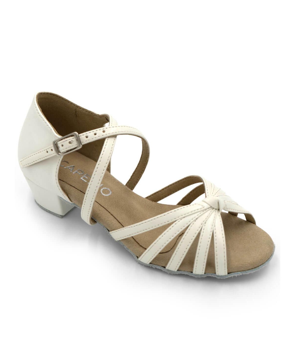 Capezio Girls Valentina Ballroom Shoe - White
