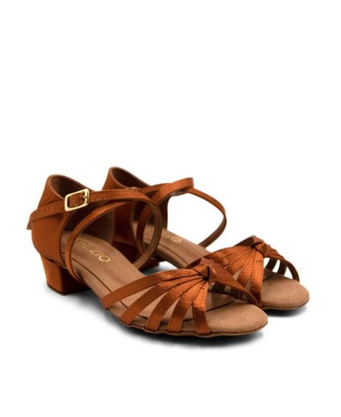 Обувь Capezio Valentina Ballroom Shoe для девочек, цвет: Коричный