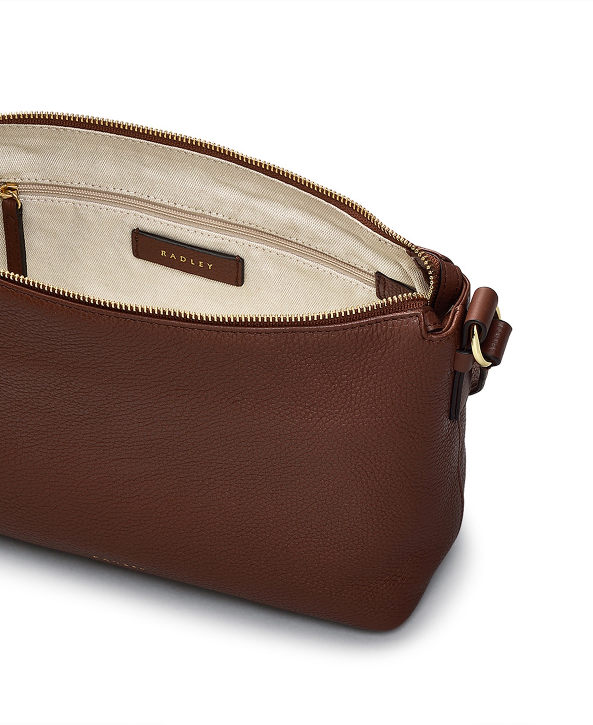 Radley London Bella Small Ziptop Crossbody Bag In Walnut
