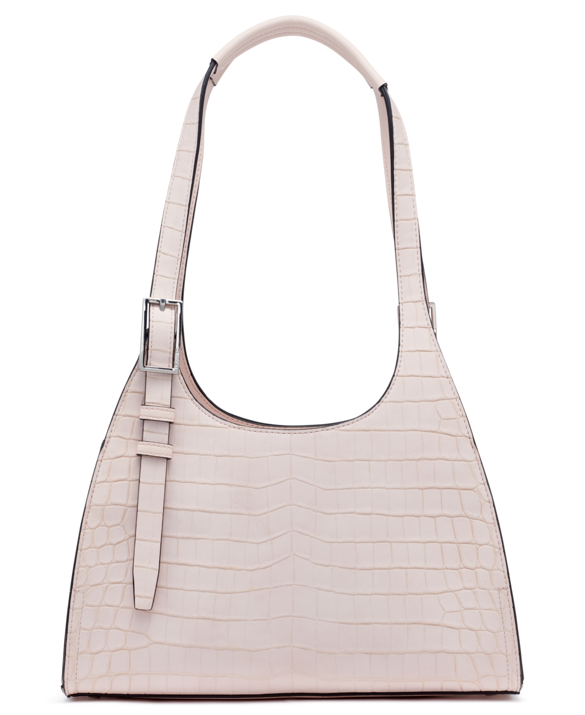 CALVIN KLEIN QUILL SOFT CROCO SHOULDER 