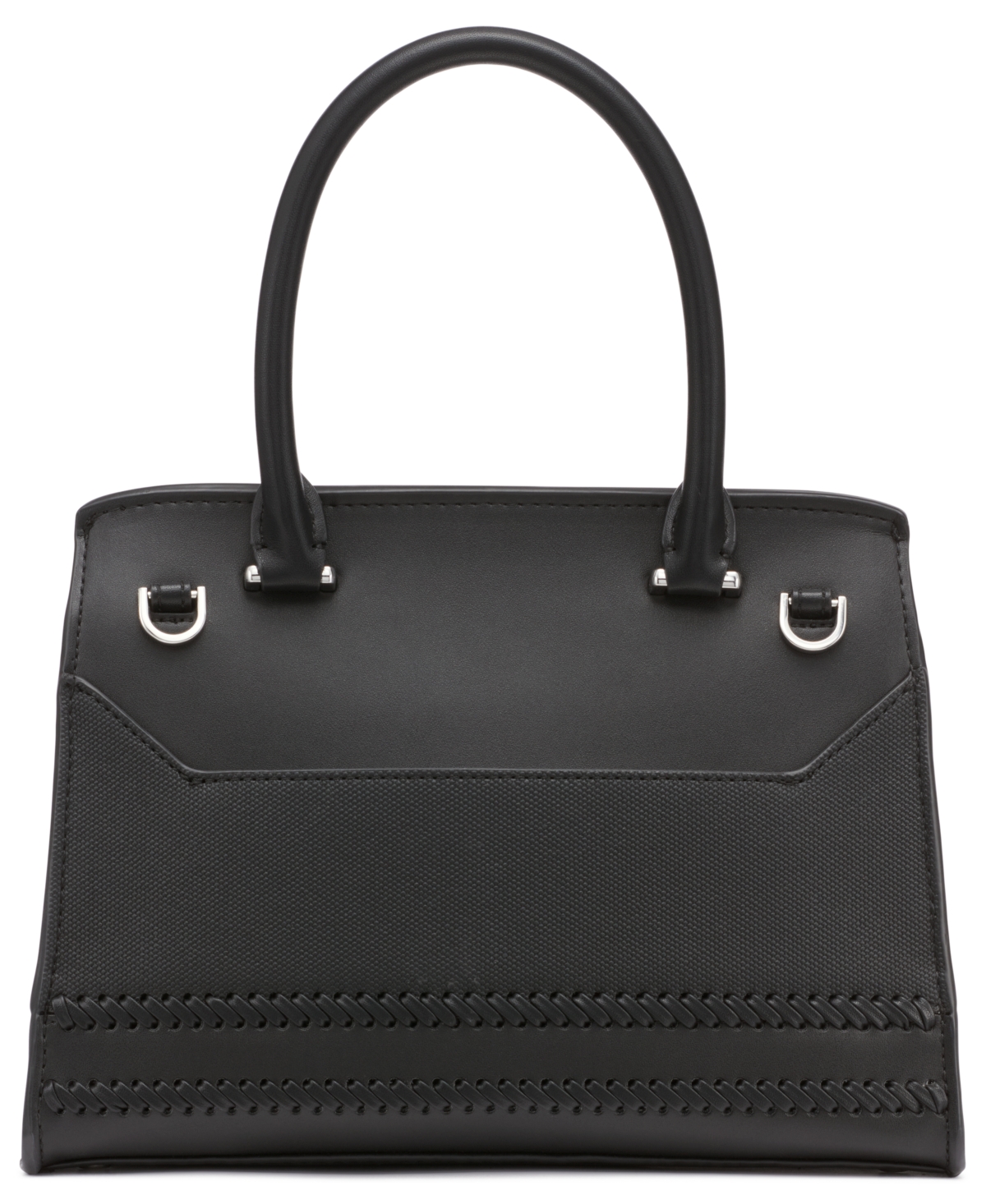 Calvin Klein Becky Canvas Crossbody In Black