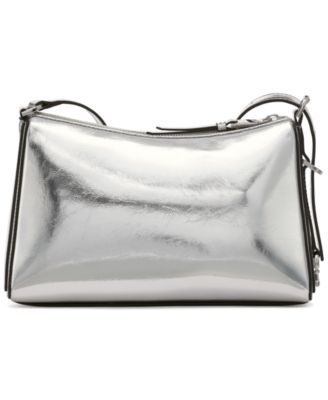 Mandy Metallic Top Zipper Crossbody