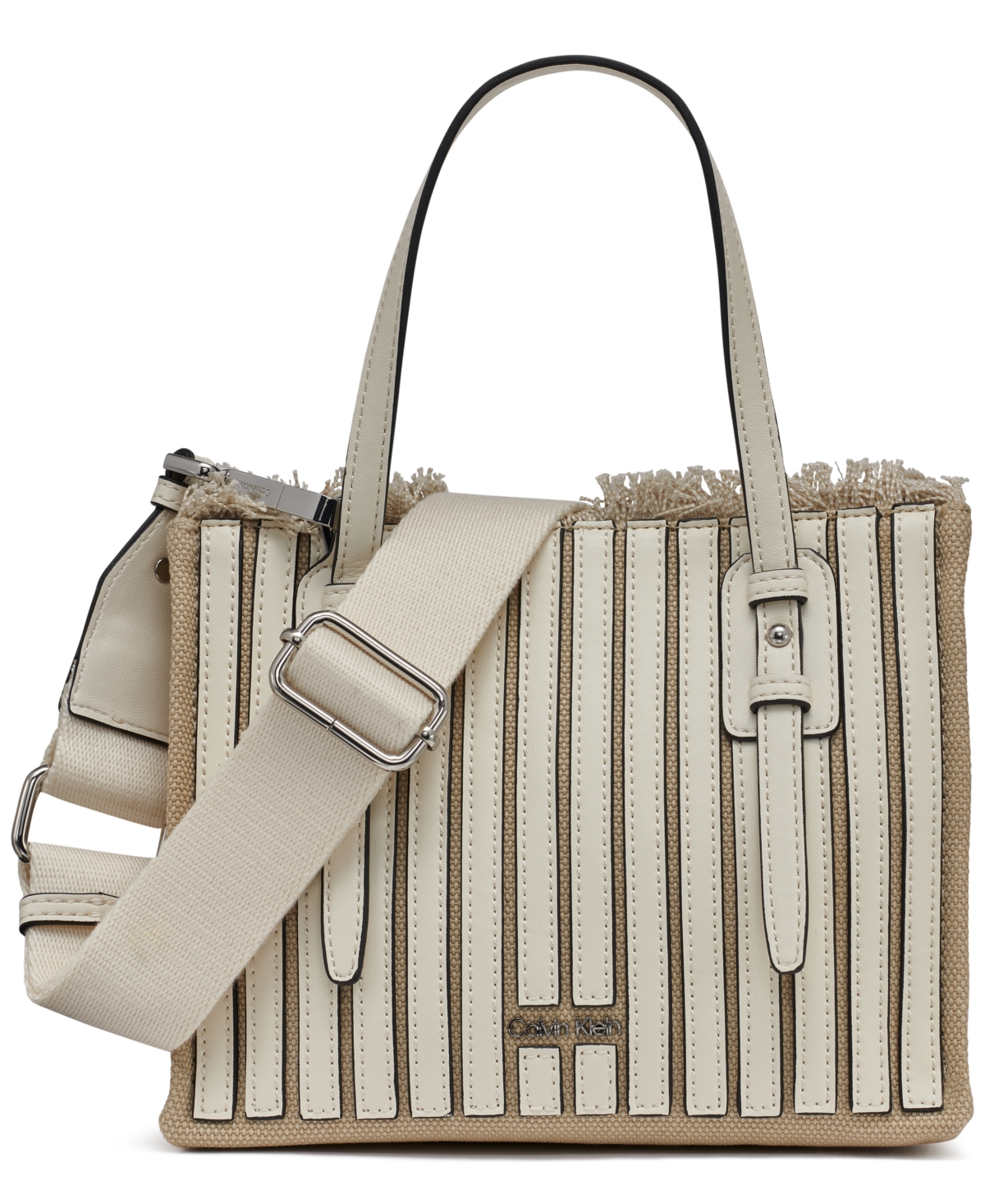 Modern Essentials Pieced Canvas Mini Tote - Cerb White