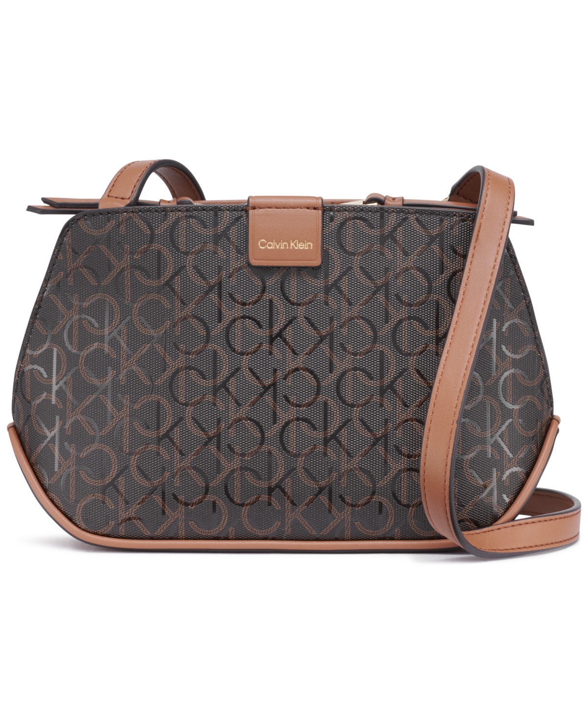 CALVIN KLEIN AUDREY TEXTURED EMBOSS CROSSBODY 