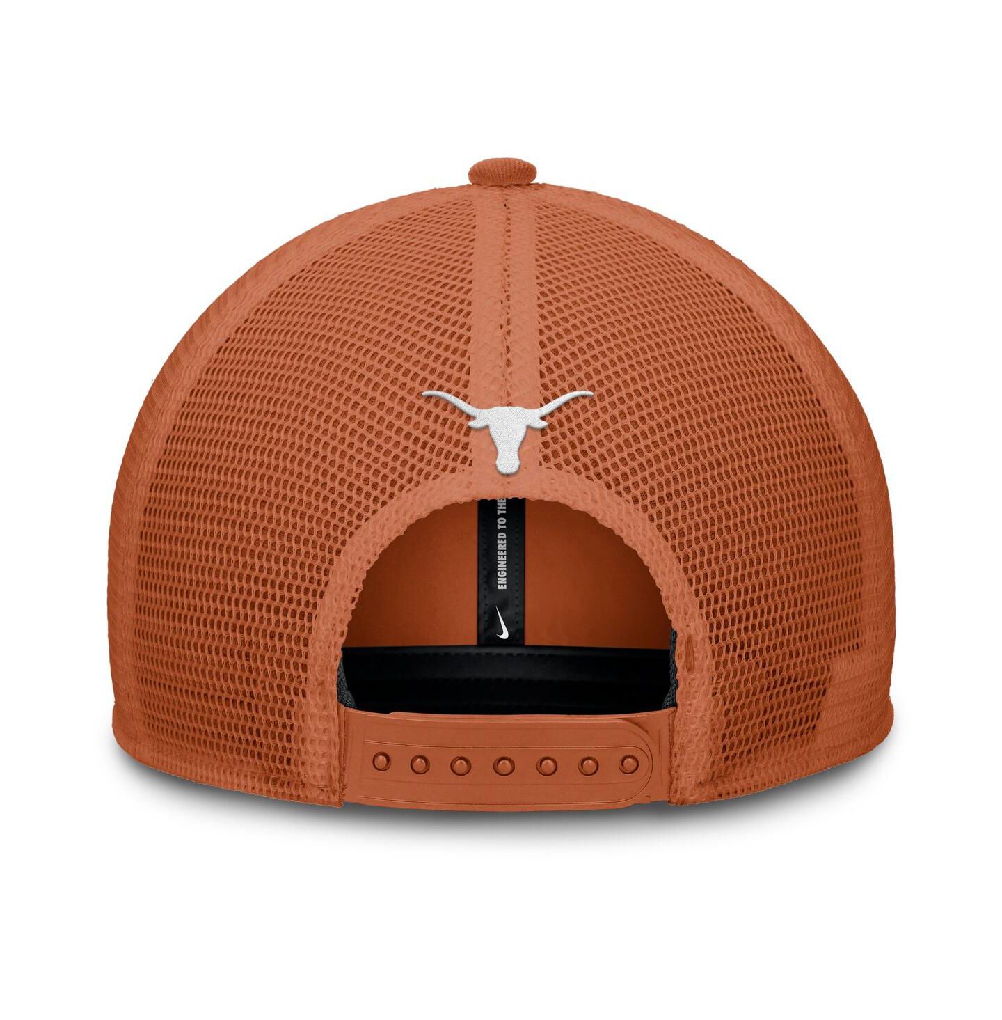 Мужская кепка Nike Texas Orange Texas Longhorns Rise Adjustable Hat — фото 2