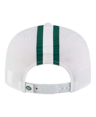 Men's White New York Jets Throwback Helmet 9FIFTY Snapback Hat